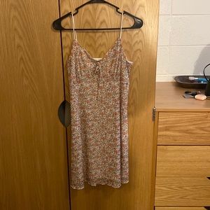 Light floral spring dress